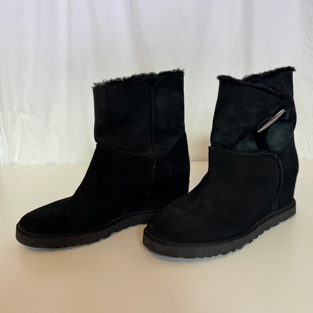 UGG Classic Femme Toggle Wedge Boots
